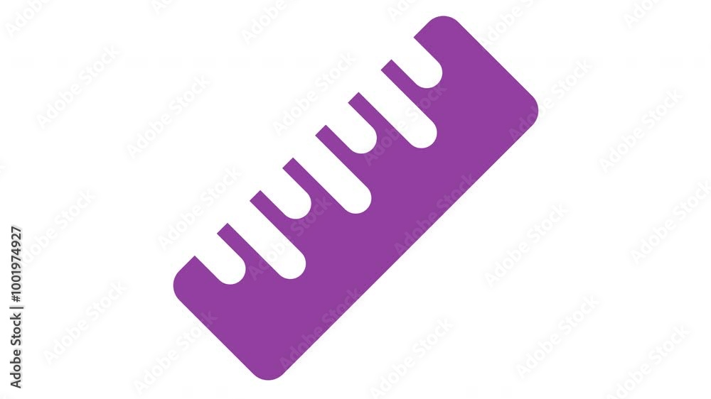 Purple comb with rounded teeth for styling hair in vibrant colors and smooth textures, perfect for beauty and cosmetics themes. Purple comb with rounded teeth for styling hair in vibrant colors and smooth textures, perfect for beauty and cosmetics themes.