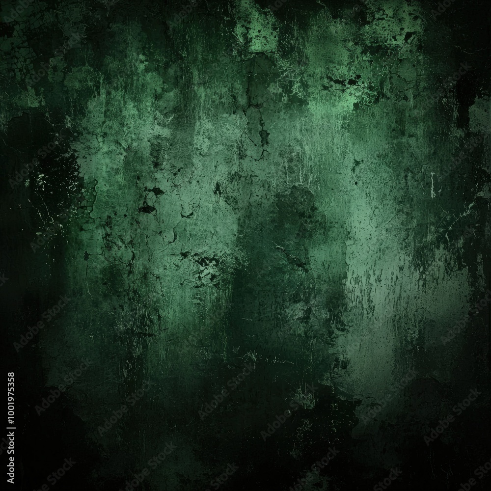 Dark green grunge wall Dark green grunge wall