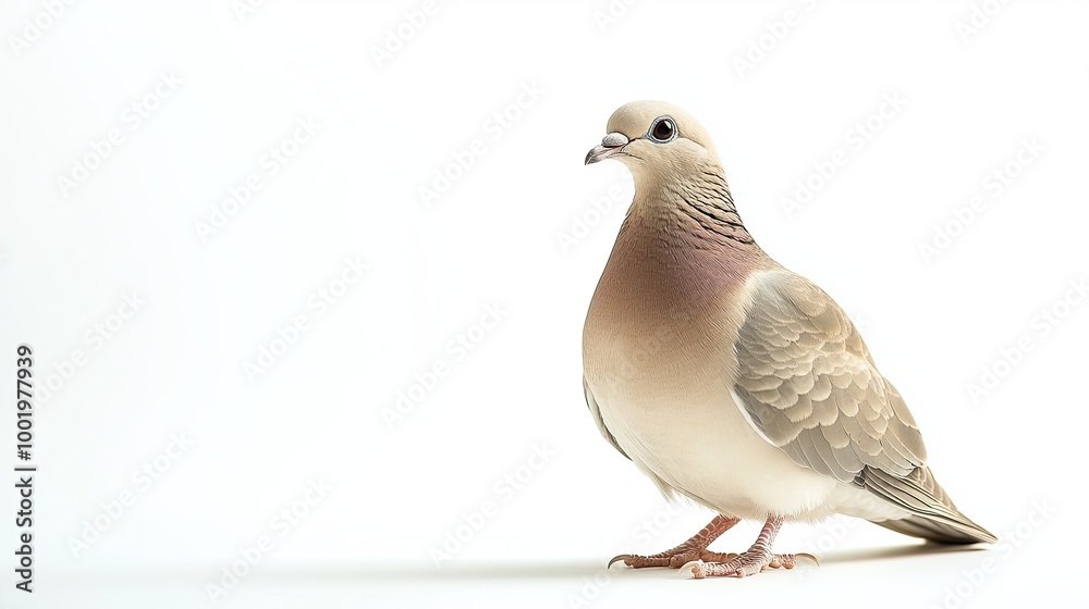 Fototapeta premium Dove isolated on white background