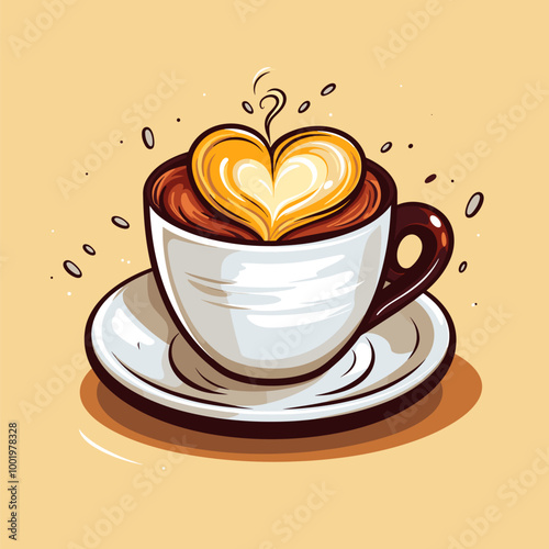 Aromatic Coffee Scene