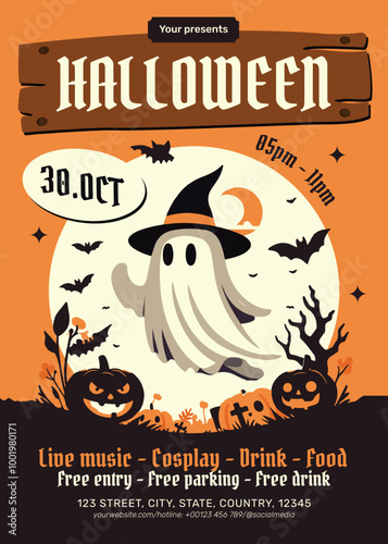 Halloween Party Flyer