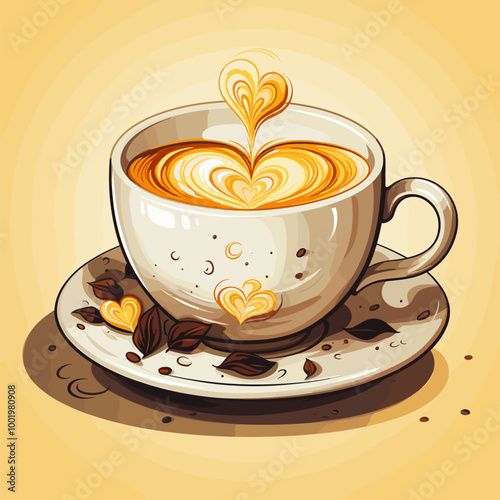 Aromatic Coffee Scene