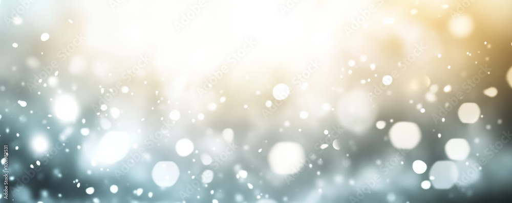 Bokeh abstract background with light circles and Bokeh abstract background with light circles and