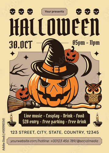 Halloween Party Flyer