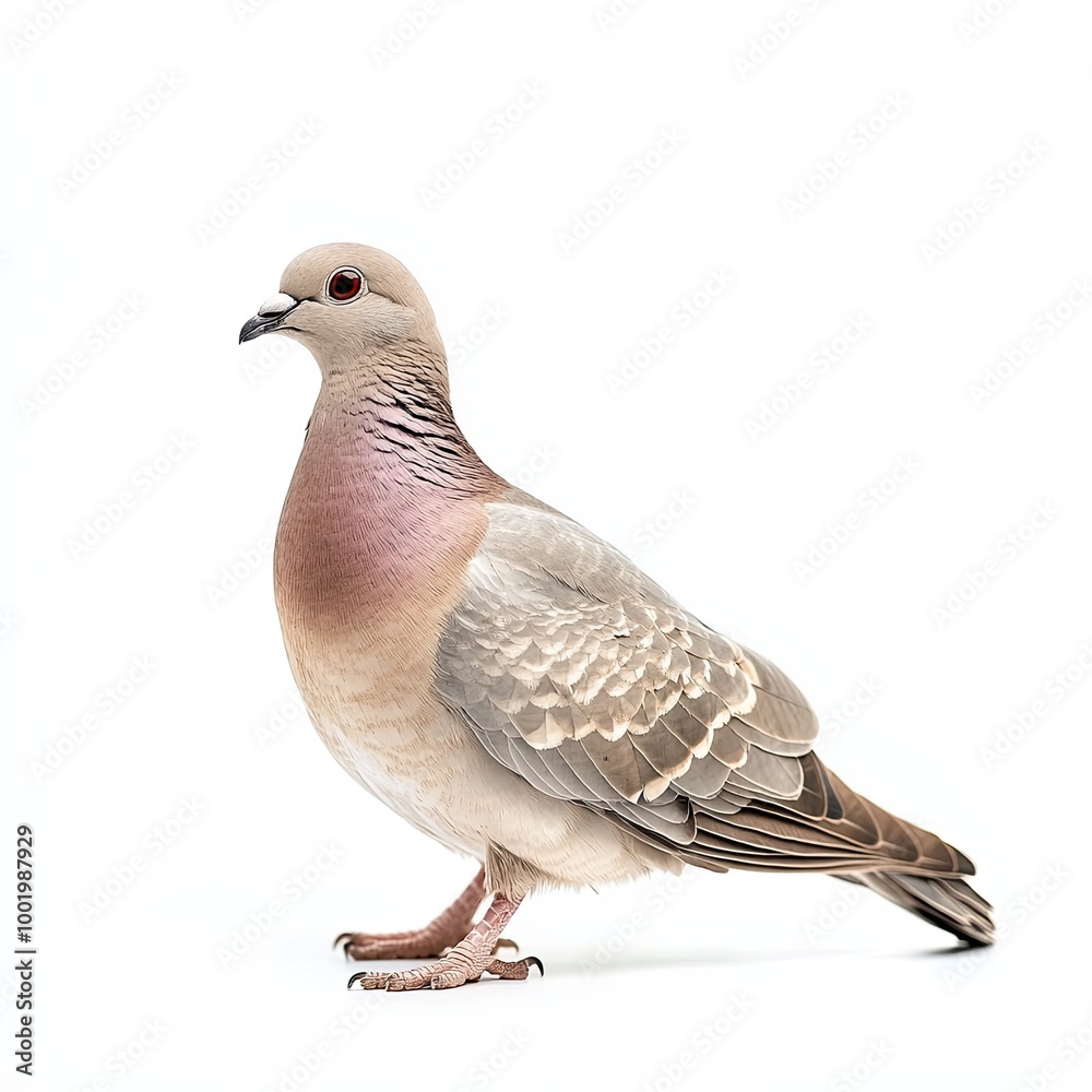 Naklejka premium Dove isolated on white background