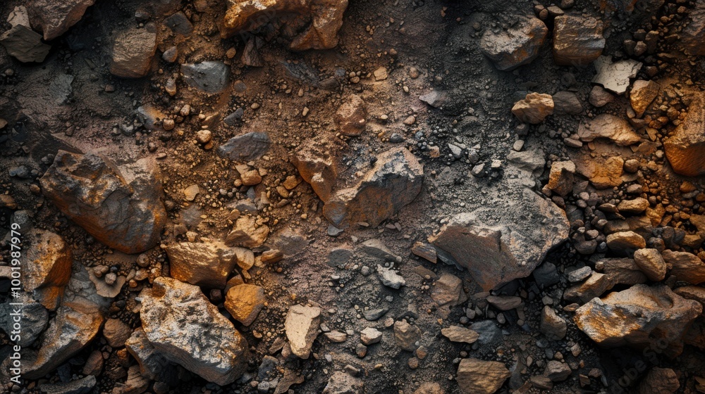Textured Soil and Rocks for Natural Landscape Imagery Textured Soil and Rocks for Natural Landscape Imagery