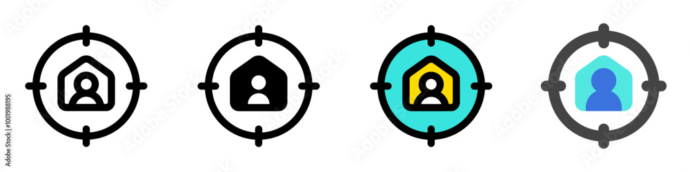 Editable remote work, headhunting, hiring vector icon. Remote work, job, profession, freelance. Part of a big icon set family. Perfect for web and app interfaces, presentations, infographics, etc