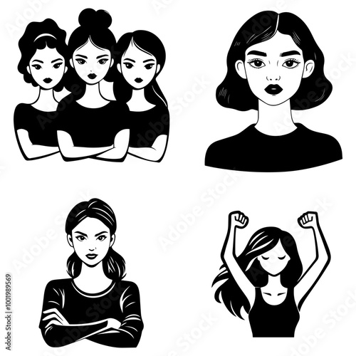 vector about Feminism, Feminism, women's welfare, women's movement