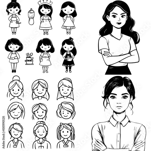 vector about Feminism, Feminism, women's welfare, women's movement