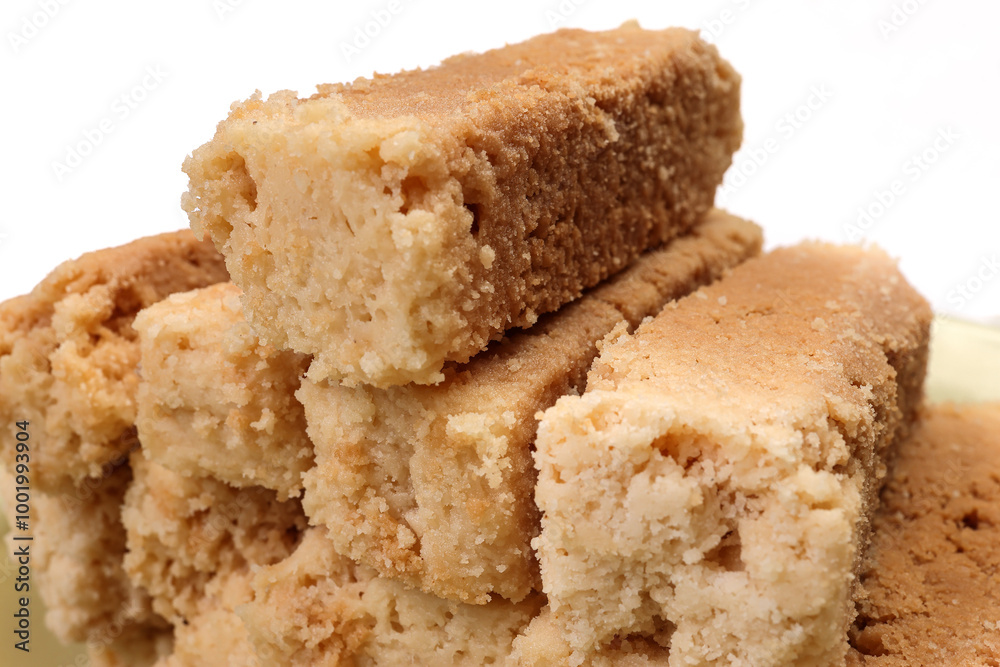 Traditional Indian Milk Cake Alwar Ka Mawa dry flaky biscuit like sweet treat Traditional Indian Milk Cake Alwar Ka Mawa dry flaky biscuit like sweet treat