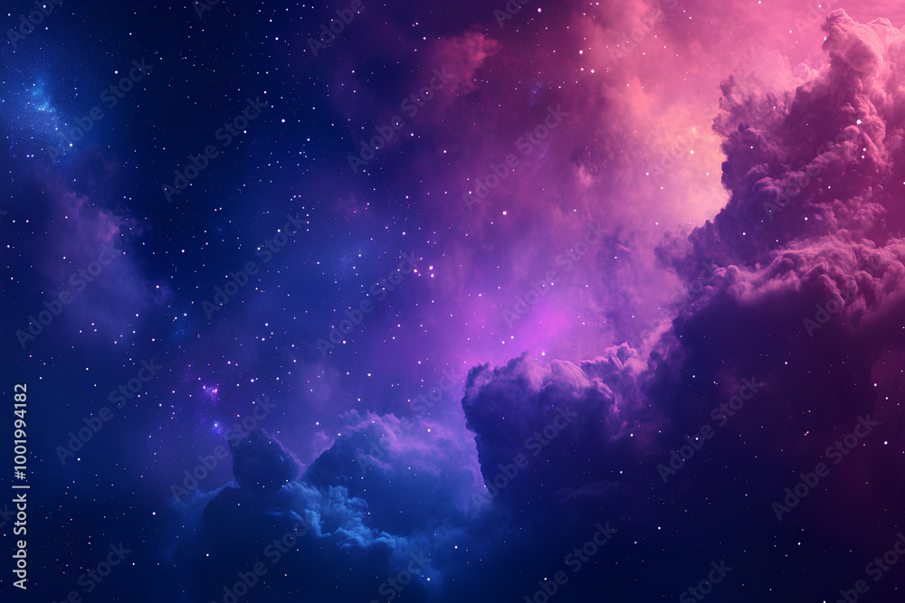 Obraz premium Background abstract galaxy light with star and cloud