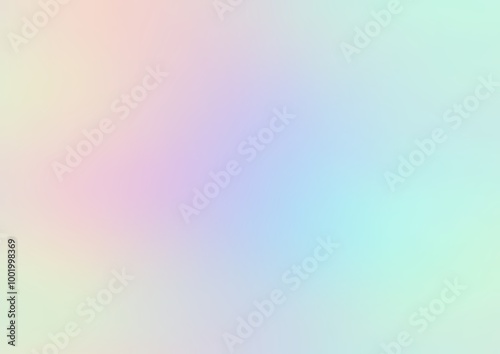 Pink blue azure iridescent gradient. Abstract plain empty blur background AI graphic.