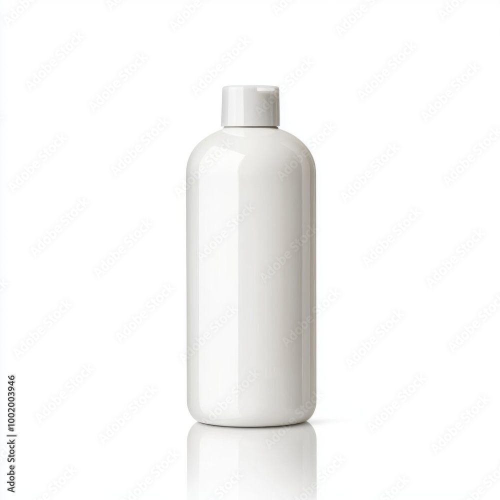 Clean and minimalist white bottle suitable for various products, showcasing simplicity and elegance in design and aesthetic appeal. Clean and minimalist white bottle suitable for various products, showcasing simplicity and elegance in design and aesthetic appeal.