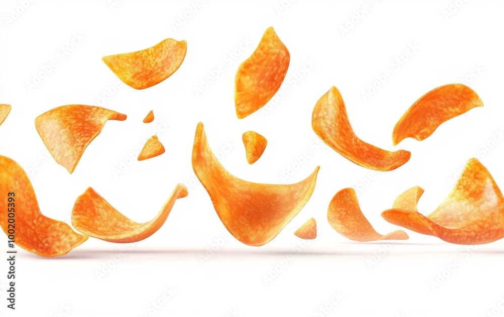 Crispy Sweet Potato Chips Generative AI Crispy Sweet Potato Chips Generative AI