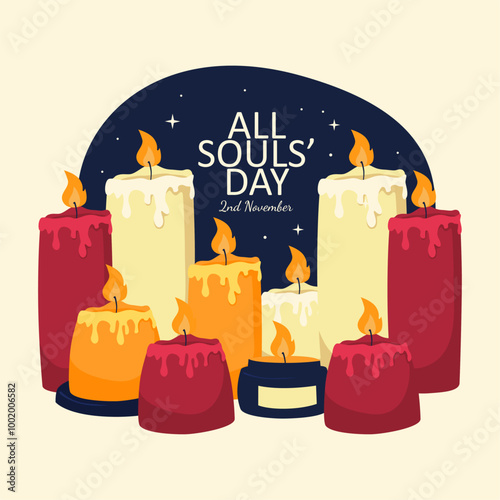 vector all souls day background template