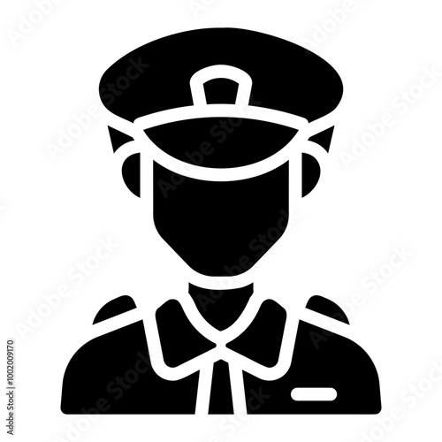 policeman Solid icon