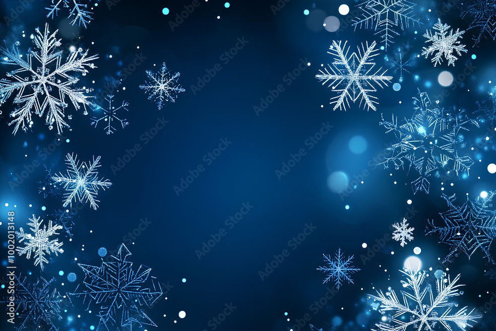 blue christmas background with snowflakes blue christmas background with snowflakes