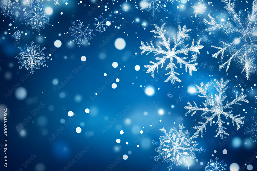 blue christmas background with snowflakes blue christmas background with snowflakes