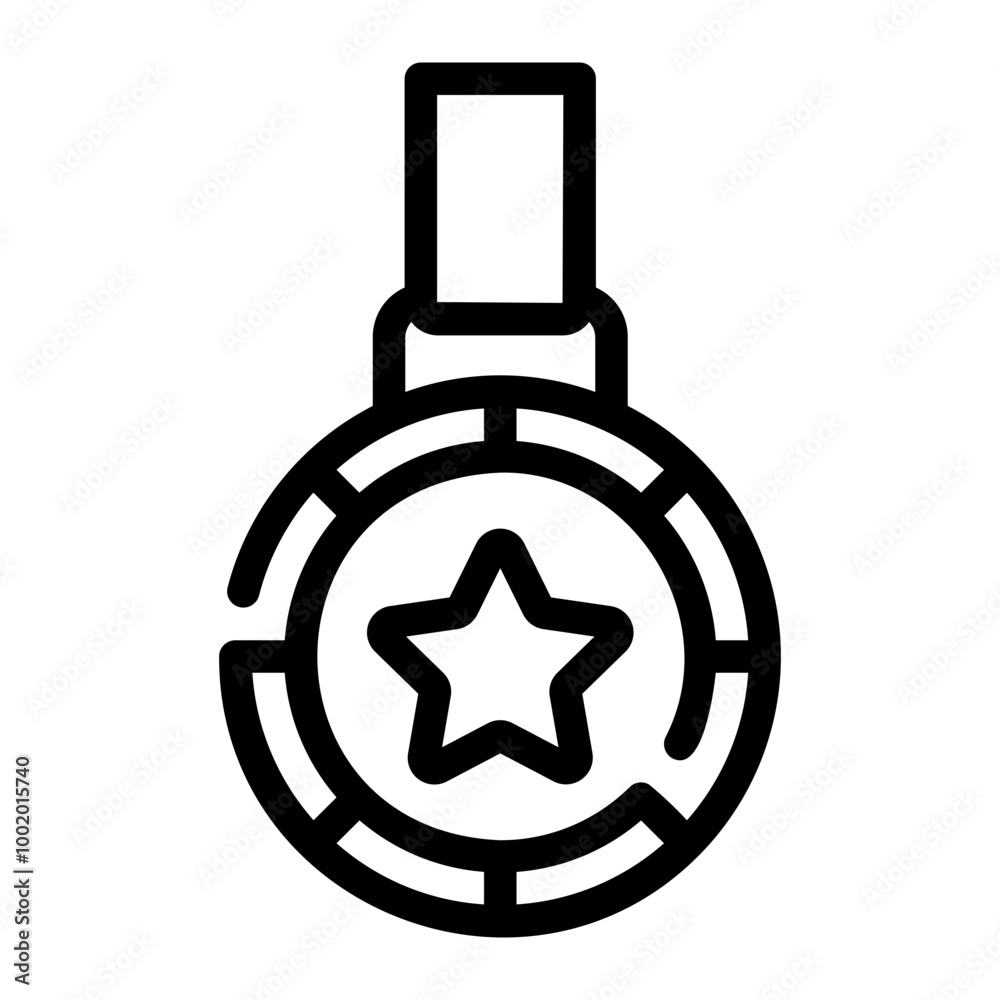 Medal Line Icon