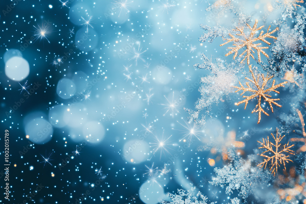 blue christmas background with snowflakes blue christmas background with snowflakes