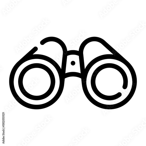 binocular Line Icon