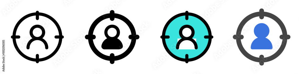 Editable headhunting, target, audience, marketing, users vector icon. Business, work, job, office. Part of a big icon set family. Perfect for web and app interfaces, presentations, infographics, etc Editable headhunting, target, audience, marketing, users vector icon. Business, work, job, office. Part of a big icon set family. Perfect for web and app interfaces, presentations, infographics, etc