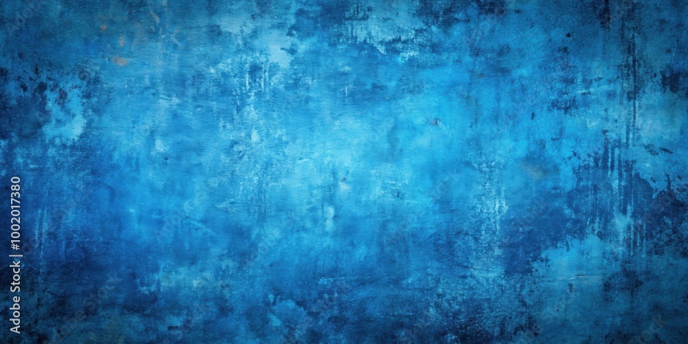 Obraz premium Blue abstract grunge background with distressed texture and smudges , grunge, abstract, blue, background, texture, distressed