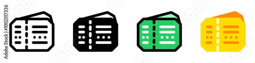 Editable ticket, film, show, event vector icon. Movie, cinema, entertainment. Part of a big icon set family. Perfect for web and app interfaces, presentations, infographics, etc
