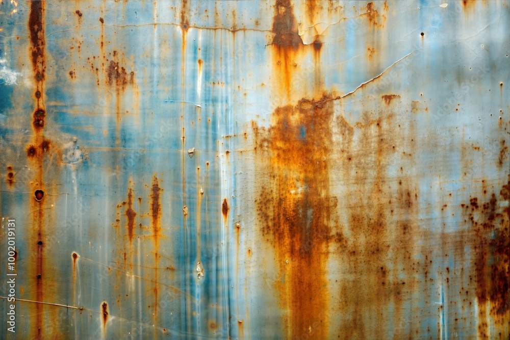 Close-up of rusty metal surface with distressed texture Close-up of rusty metal surface with distressed texture