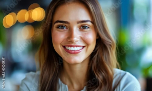 Wallpaper Mural Happy Businesswoman Shaking Hands with Client Torontodigital.ca