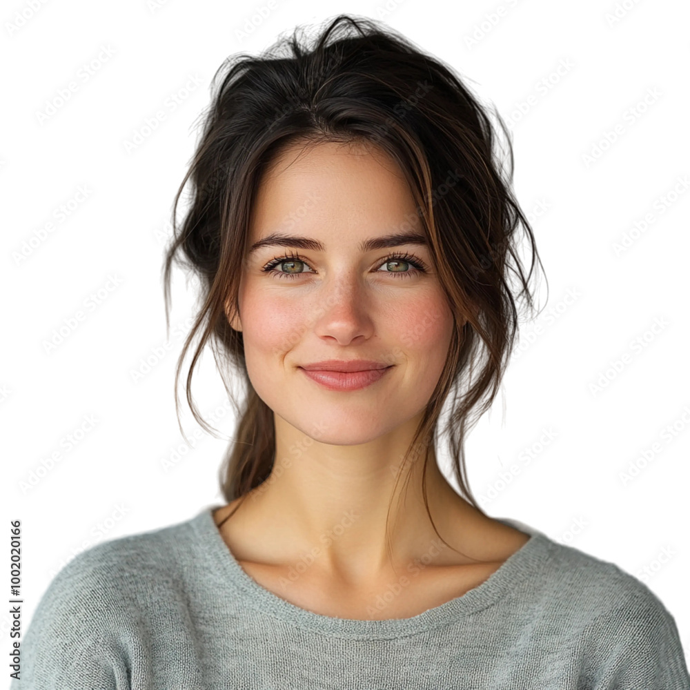 Blonde woman smiling transparent background Blonde woman smiling transparent background