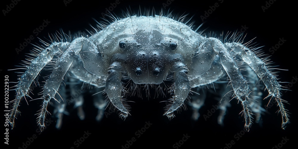 Obraz premium Stunning 3D Render of Dust Mite in Photorealistic Detail