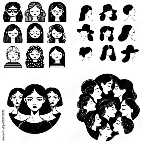 vector about Feminism, Feminism, women's welfare, women's movement