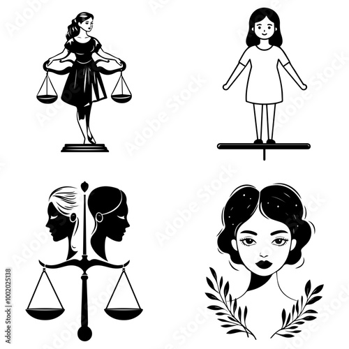 vector about Feminism, Feminism, women's welfare, women's movement