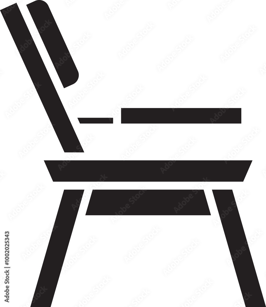 Chair Glyph Icon
Chair Glyph Icon