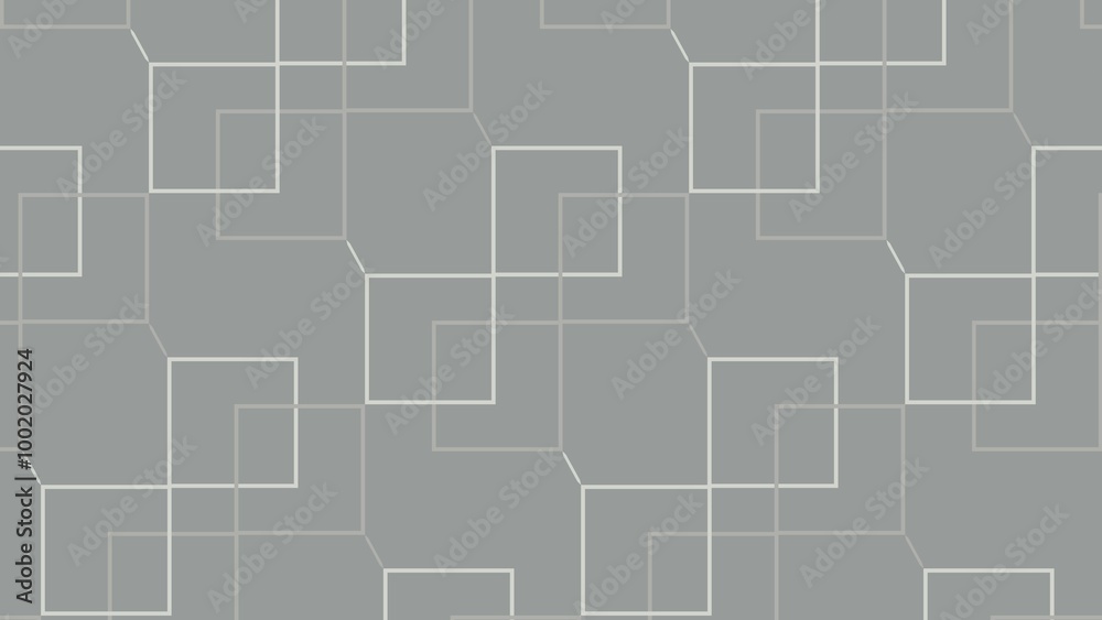 Obraz premium abstract gray background with squares seamless geometric pattern for fabric surface design packaging