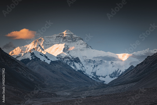 Everest base camp. Taken in the base camp of north side Everest. photo