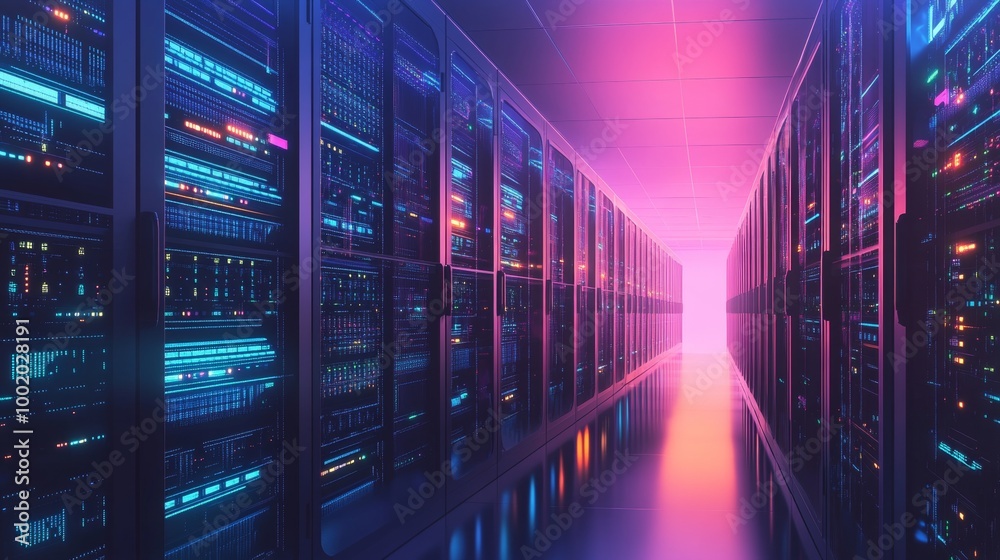 modern server room background technology concept modern server room background technology concept