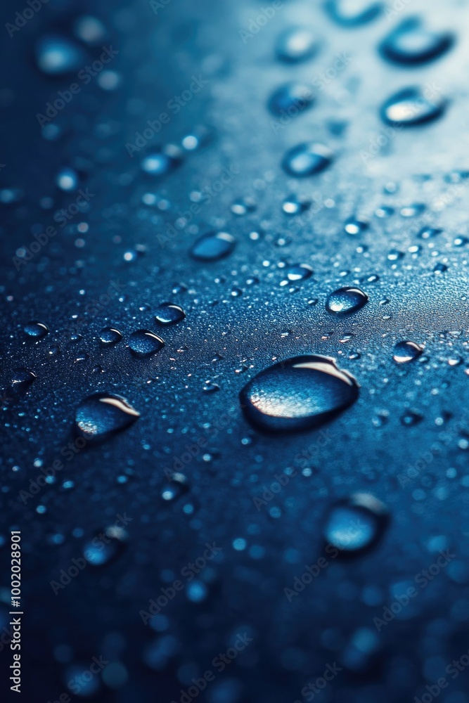 Water Droplets Close-Up Water Droplets Close-Up