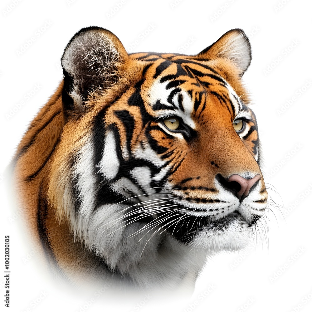 Obraz premium Stunning Portrait of a Majestic Sumatran Tiger in Pristine Detail