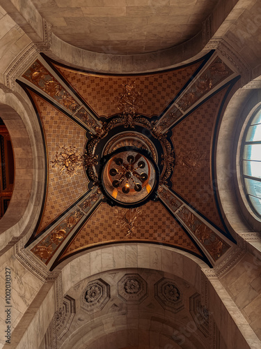 ceiling of the new york librery photo