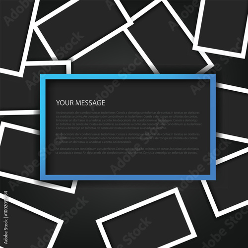 graphic geometric triangle overlap vector layer background for text and message design