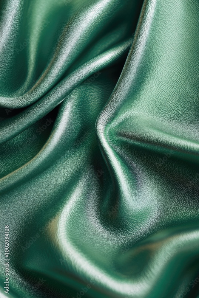 Obraz premium Green leather texture