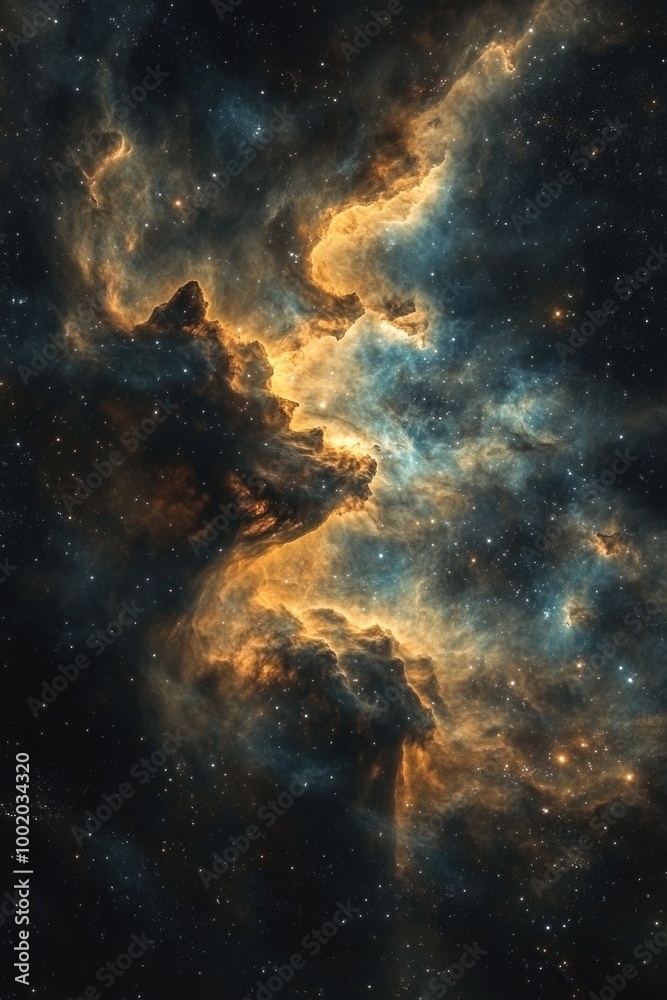 Fototapeta premium Nebula with Stars