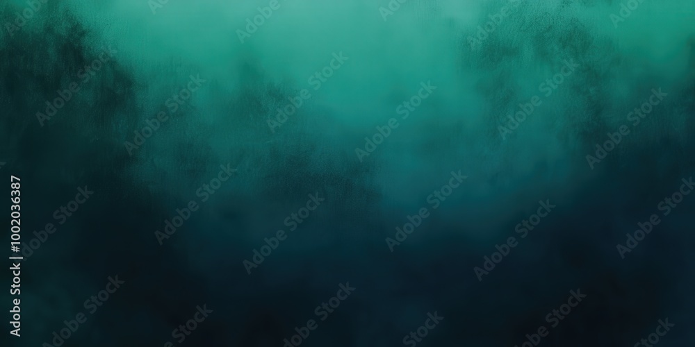 Dark Green Gradient Background with Blurred Effect