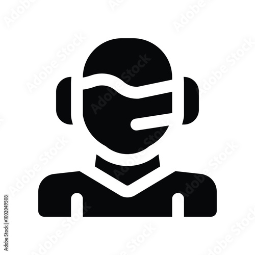 call center icon. vector glyph icon for your website, mobile, presentation, and logo design.