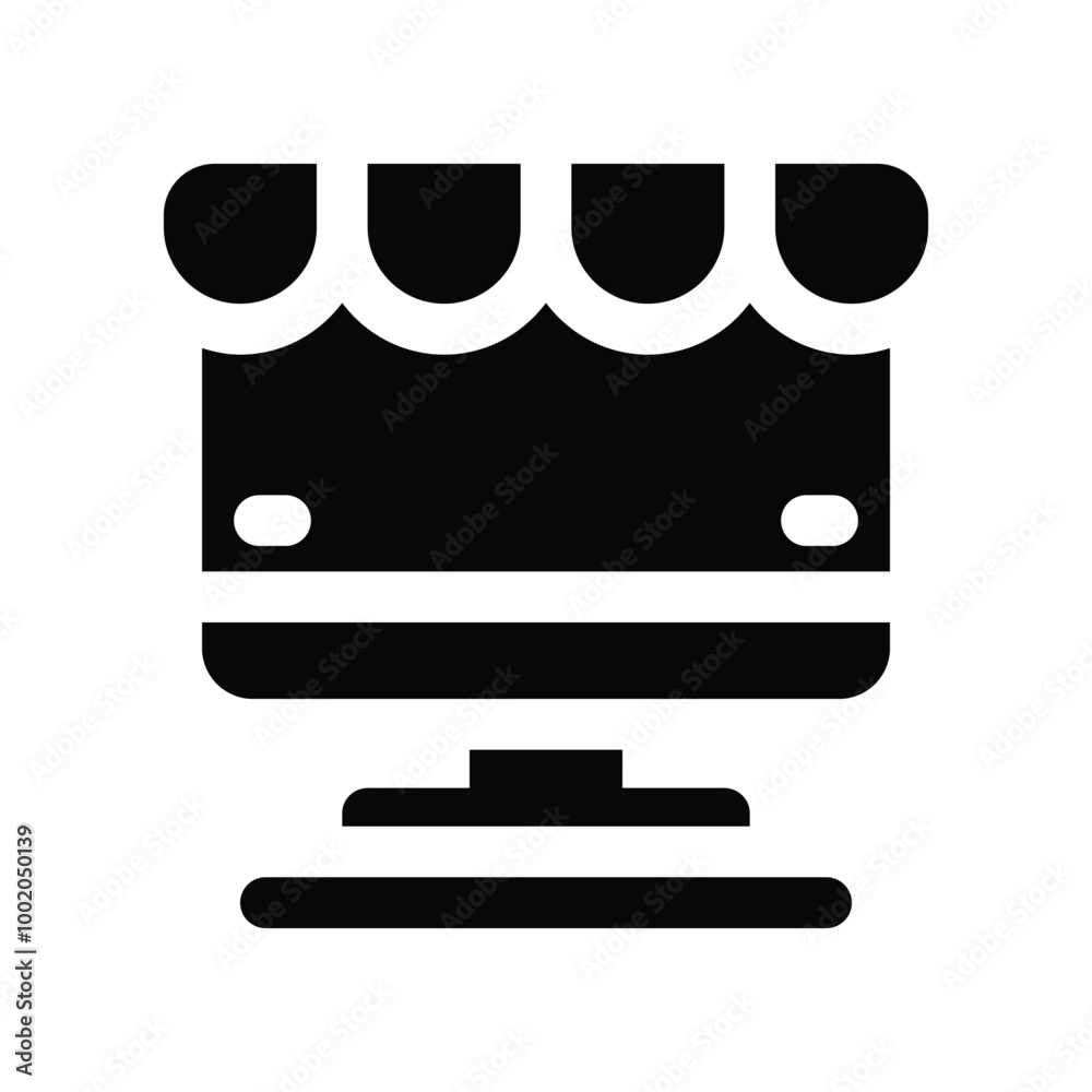 online store icon. vector glyph icon for your website, mobile, presentation, and logo design. online store icon. vector glyph icon for your website, mobile, presentation, and logo design.