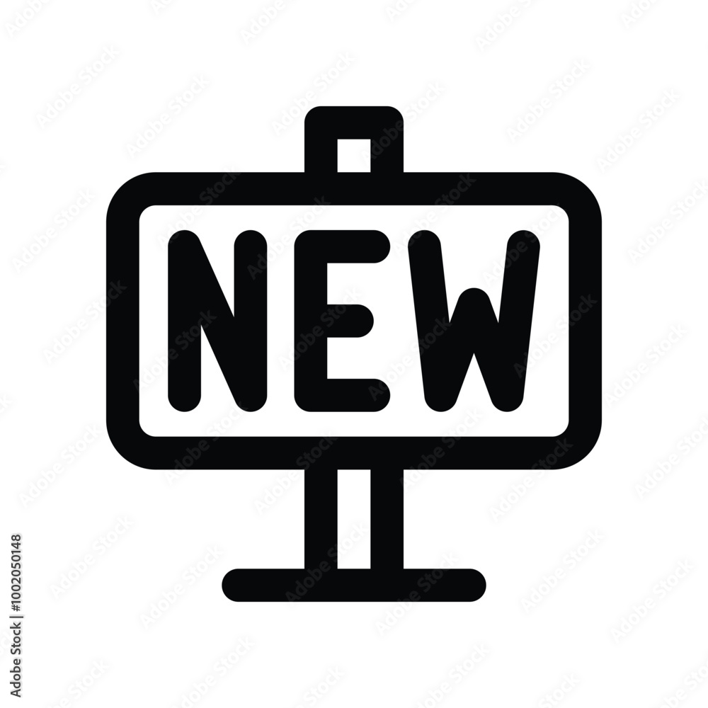 new icon. vector line icon for your website, mobile, presentation, and logo design. new icon. vector line icon for your website, mobile, presentation, and logo design.