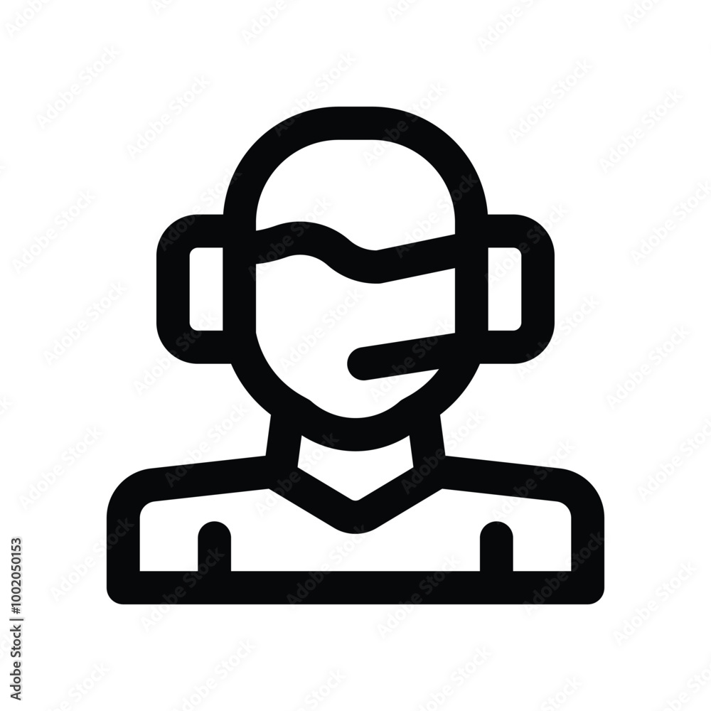 call center icon. vector line icon for your website, mobile, presentation, and logo design. call center icon. vector line icon for your website, mobile, presentation, and logo design.