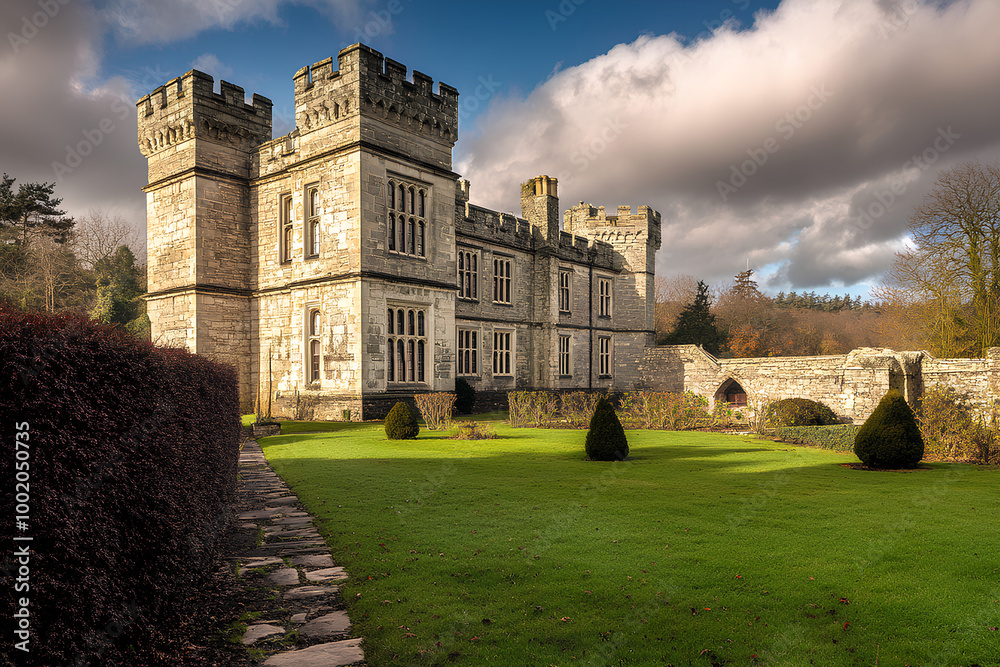 Fototapeta premium Leeds Castle Mansion architecture castle building